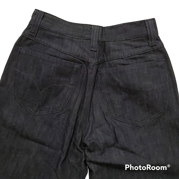 VERSACE Jeans Couture high rise painted straight leg jeans (fits like a 24) - Picture 5 of 15